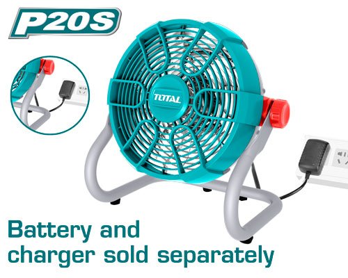Ventilador Total 11 pulg. 220 V o Batería 20 V (sin Batería) TFALI2002