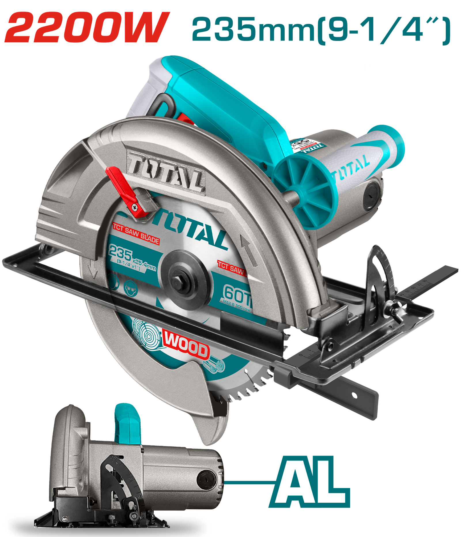 Sierra Circular Total 2200 W 235 mm TS1222356 Sierra Circular Total 2200 W 235 mm TS1222356