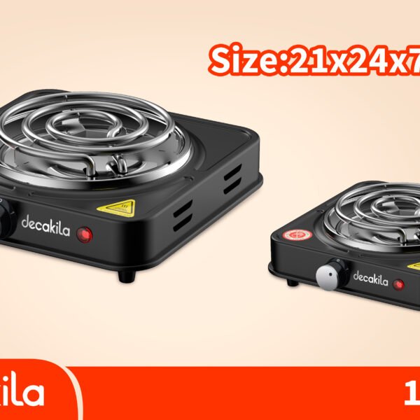 Cocina Eléctrica Portátil Decakila 1000 W 1 Hornalla KECC001B