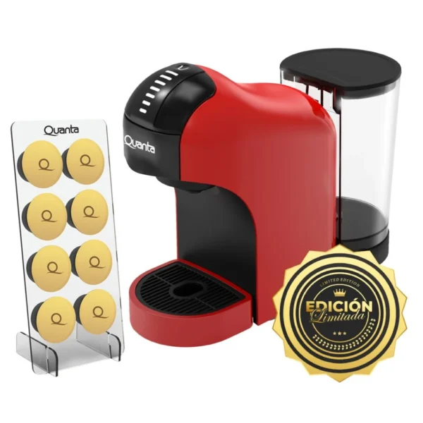 Cafetera Multi Cápsulas 3 en 1 Pure Flavour 220V QTCMC50 Edición Limitada con Porta Cápsulas Quanta