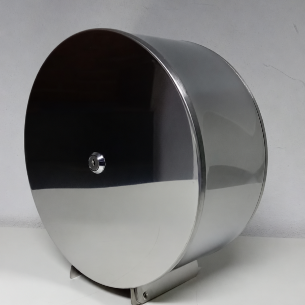 dispensador de acero inoxidable pulido