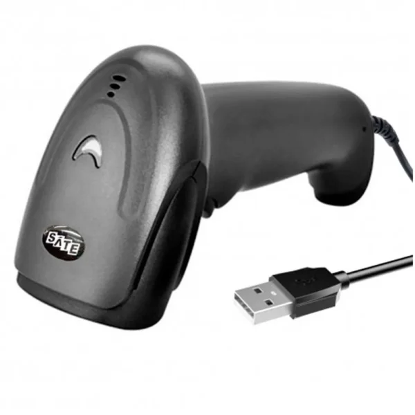 Lector de Código de Barras 1D/2D SATE USB - Negro