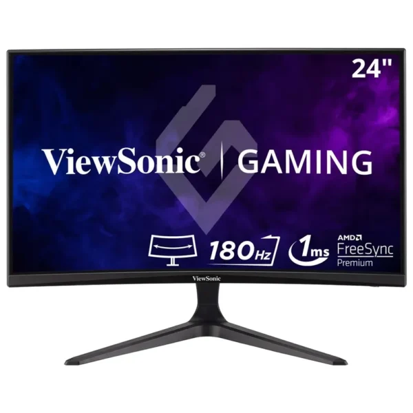 Monitor LED 24" ViewSonic VX2418C Curvo 180 Hz - Negro